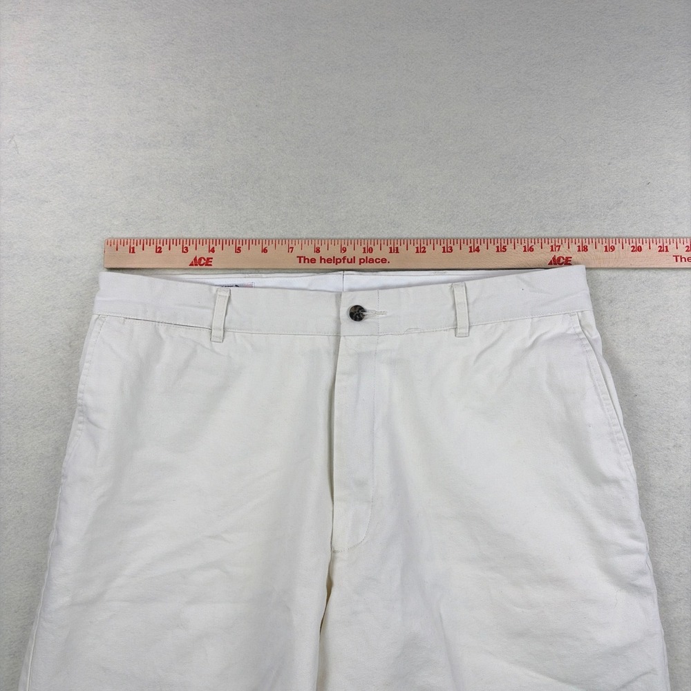 Murrays Toggery Shop Nantucket Reds White Cotton Canvas Shorts Mens 36 - Picture 7 of 9